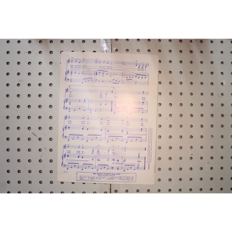 1956 - Friendly persuasion Gary Cooper - Sheet Music