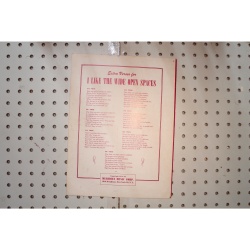 1951 - I like the wide open spaces - Sheet Music