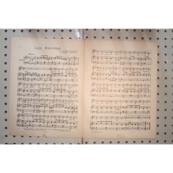 1920 - Lazy Mississippi - Sheet Music