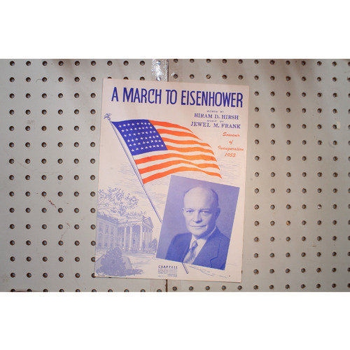 1953 - A march to Eisenhower - Sheet Music
