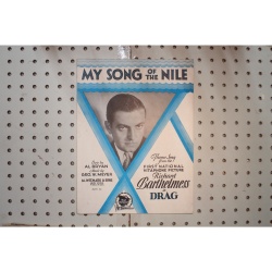 1929 - My song of the Nile drag - Sheet Music