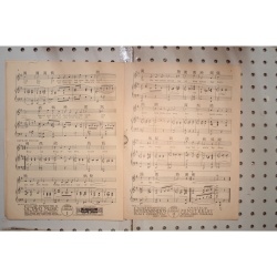 1929 - My song of the Nile drag - Sheet Music