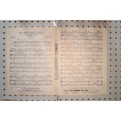 1941 - My own true love gone with the wind - Sheet Music