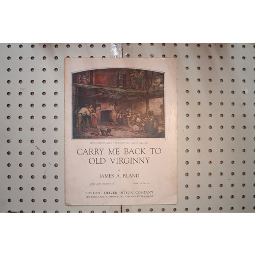 1906 - Carry me back to old virginny - Sheet Music