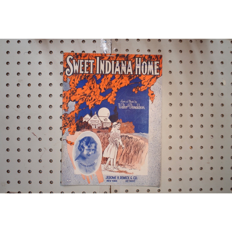 1922 - Sweet Indiana home - Sheet Music