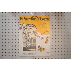1922 - The sleepy hills of Tennessee - Sheet Music