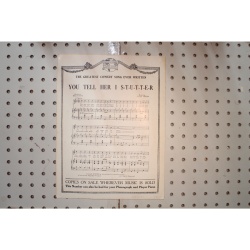 1922 - The sleepy hills of Tennessee - Sheet Music