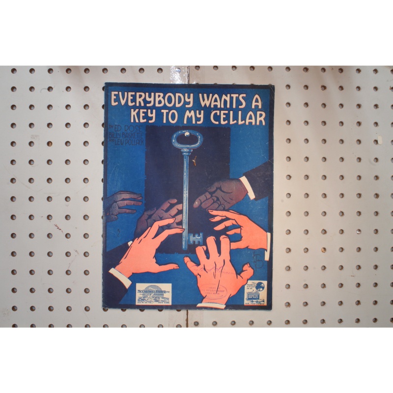 1919 - Everybody wants a key to my cellar - Sheet Music