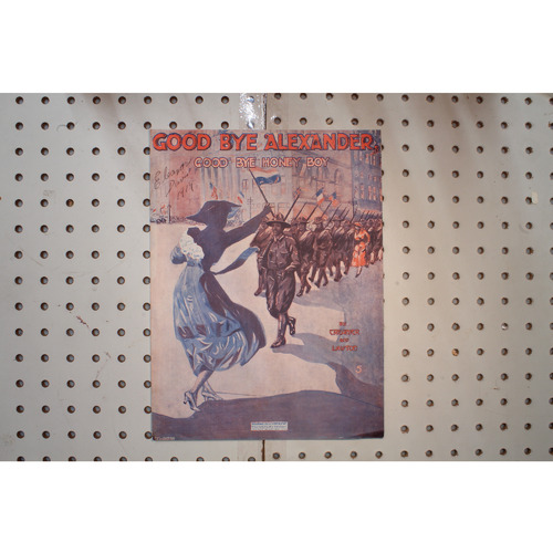 1919 - Good bye Alexander - Sheet Music