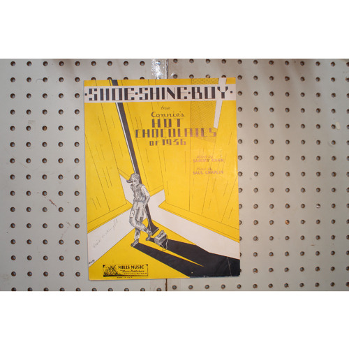 1936 - Shoeshine boy hot chocolates of 1936 - Sheet Music