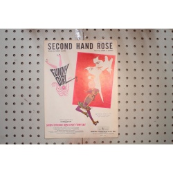 1921 - Second hand rose funny girl - Sheet Music