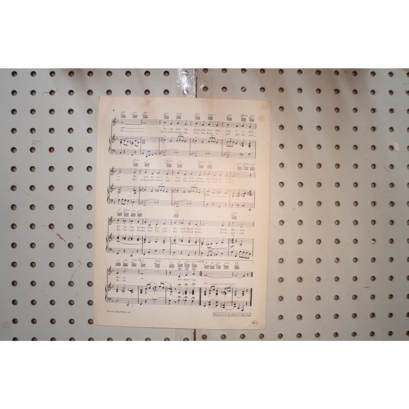 1921 - Second hand rose funny girl - Sheet Music