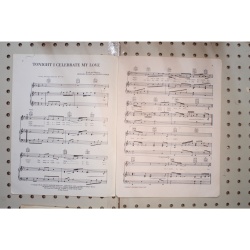 1983 - Tonight I celebrate my love peabo Bryson - Sheet Music