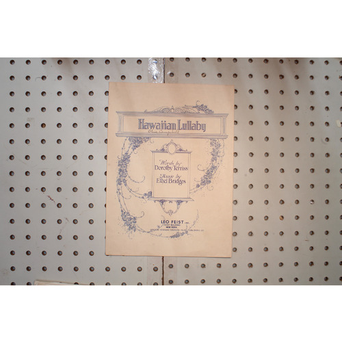 1919 - Hawaiian lullaby - Sheet Music