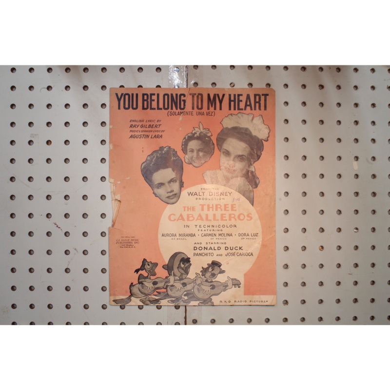 1941 - You belong to my heart the three Caballeros - Sheet Music