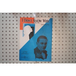 1931 - I dont know why Guy Lombardo - Sheet Music