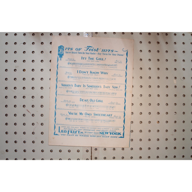 1931 - I dont know why Guy Lombardo - Sheet Music