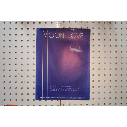 1939 - Moon love Mack David - Sheet Music