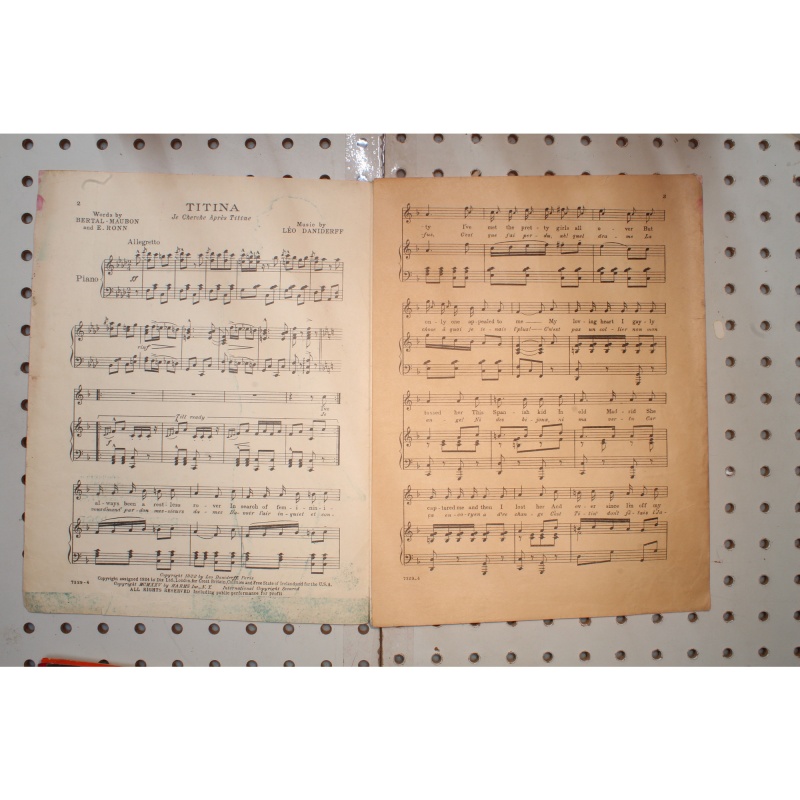 1922 - TiTina puzzles of 1925 - Sheet Music