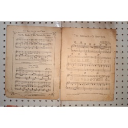 1928 - Sidewalks of New York - Sheet Music