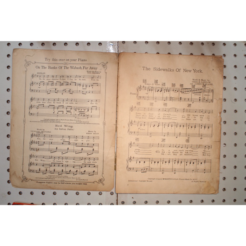 1928 - Sidewalks of New York - Sheet Music
