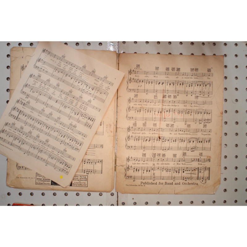 1928 - Sidewalks of New York - Sheet Music