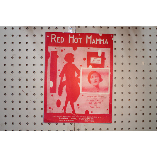 1924 - Red hot mamma - Sheet Music