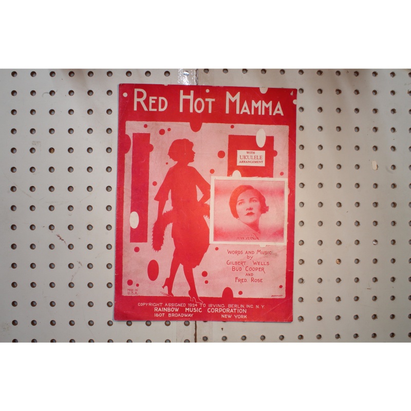 1924 - Red hot mamma - Sheet Music