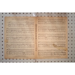1943 - One Sunday afternoon - Sheet Music