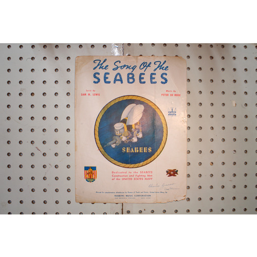 1942 - The song of the Seabees - Sheet Music