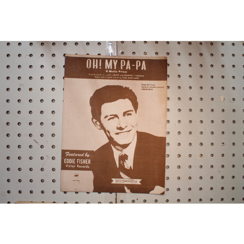 1948 - Oh my pa-pa Eddie Fisher - Sheet Music