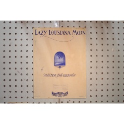 1930 - Lazy Louisiana moon - Sheet Music