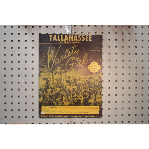 1947 - Tallahassee variety girl - Sheet Music