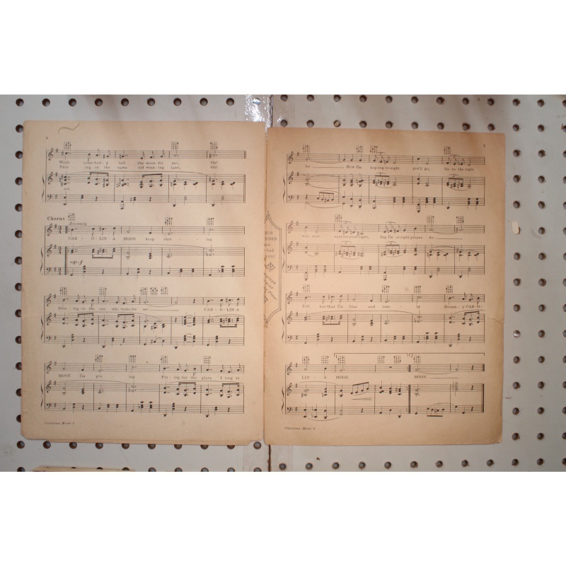 1911 - Carolina Moon Gene Austin - Sheet Music