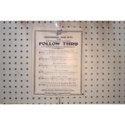 1928 - Button up your overcoat follow thru - Sheet Music
