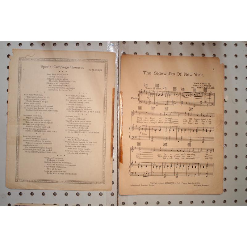 1928 - The sidewalks of New York - Sheet Music