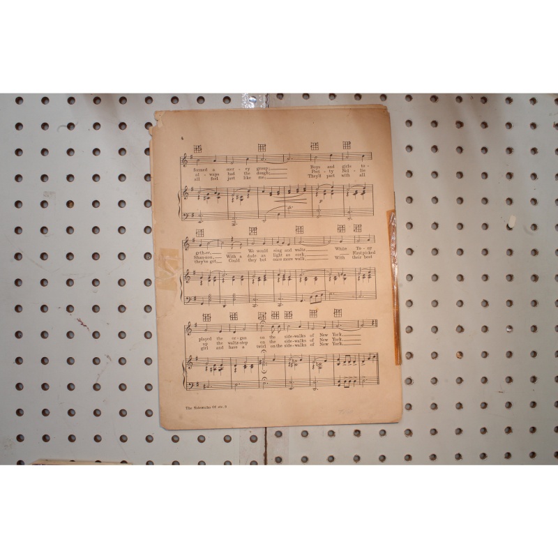 1928 - The sidewalks of New York - Sheet Music