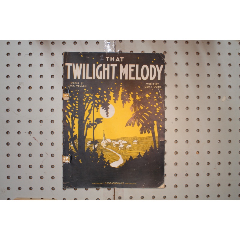 1926 - That twilight melody - Sheet Music