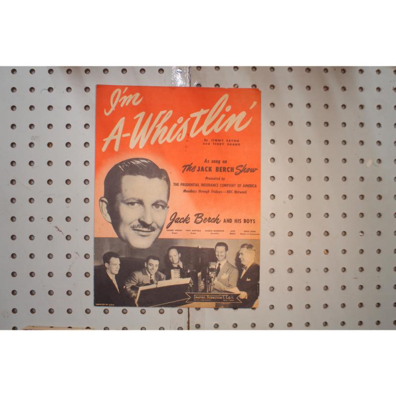 1947 - I'm a whistlin Jack Berch - Sheet Music
