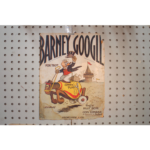 1923 - Barney Googll foxtrot - Sheet Music