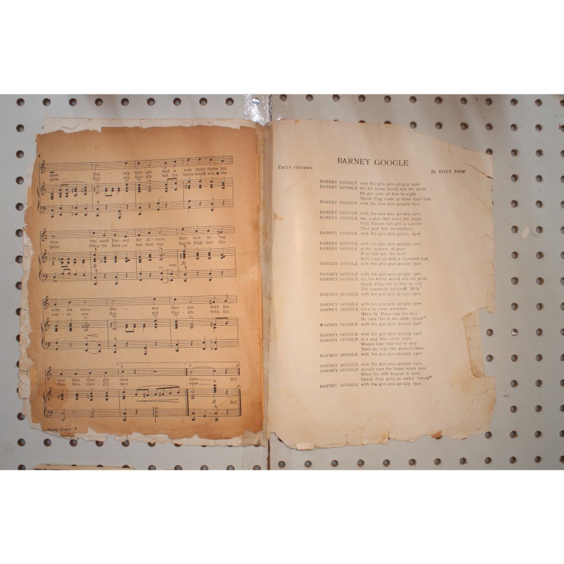 1923 - Barney Googll foxtrot - Sheet Music