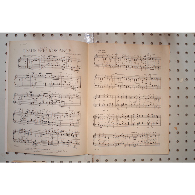 1934 - TRAUMEREI- ROMANCE BY ROBERT SCHUMANN - Sheet Music