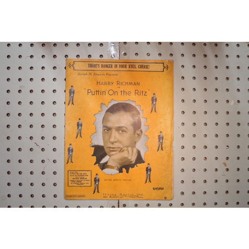 1929 - HARRY RICHMAN IN PUTTIN ON THE RITZ BY JOSEPH M. SCHENCK - Sheet Music