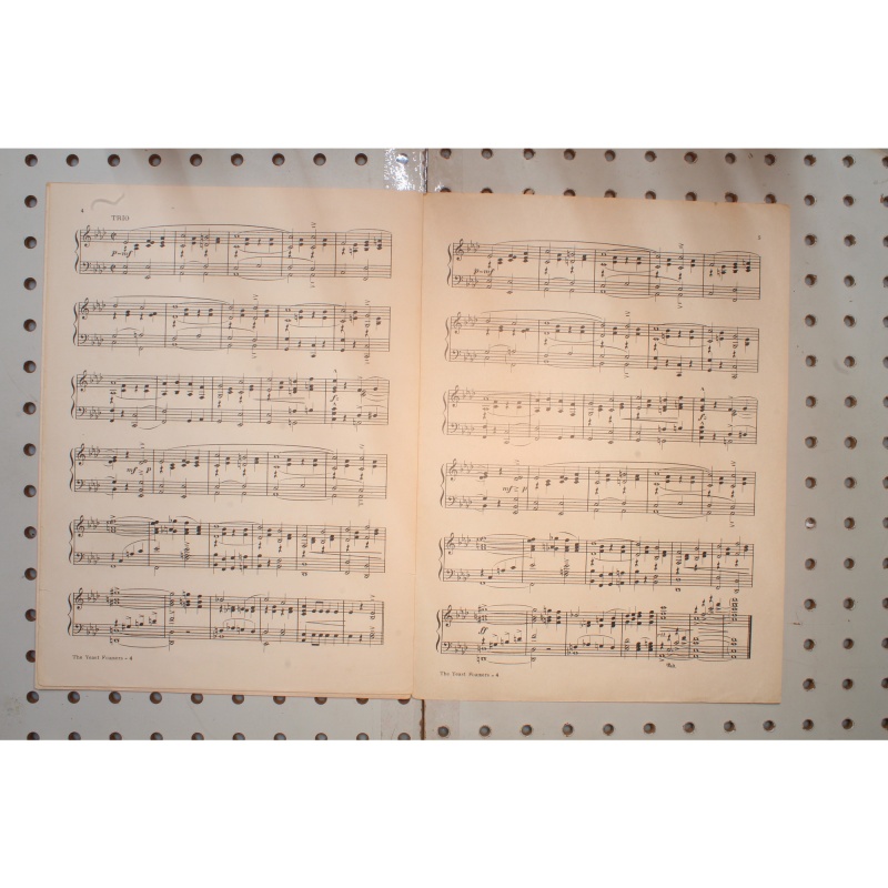 1929 - THE YEAST FOAMERS MARCH - Sheet Music