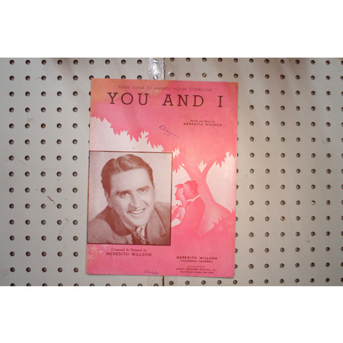 1941 - THEME SONG OF MAXWELL HOUSE COFFEE-TIME YOU AND I BY MEREDITH WILLSON - S