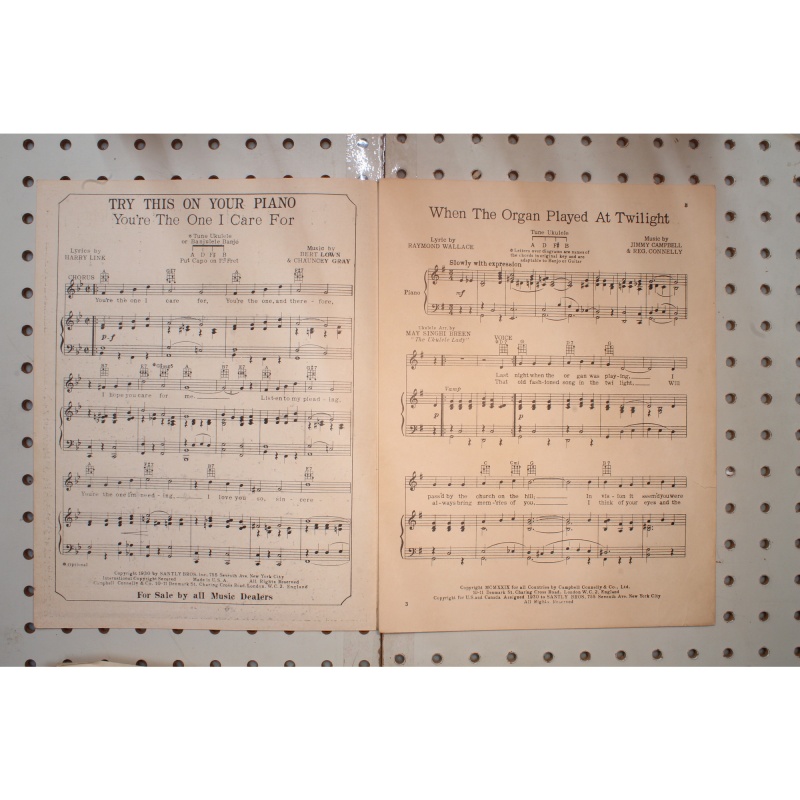 1930 - WHEN THE ORGAN PLAYED AT MIDNIGHT BY RAYMON WALLACE , JIMMY CAMPBELL AND