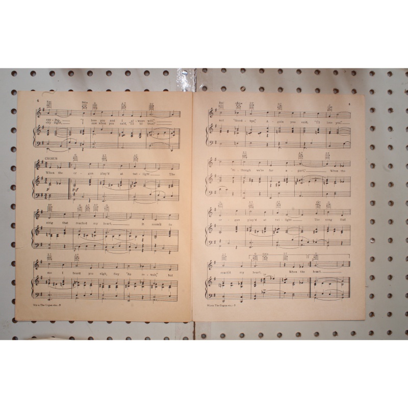 1930 - WHEN THE ORGAN PLAYED AT MIDNIGHT BY RAYMON WALLACE , JIMMY CAMPBELL AND