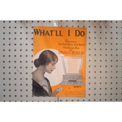 1924 - WHATLL I DO BY IRVING BERLIN - Sheet Music