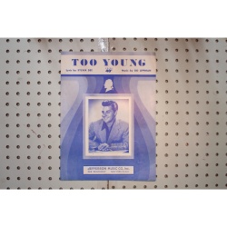 1951 - TOO YOUNG BY SYLVIA DEE AND SID LIPPMAN - Sheet Music