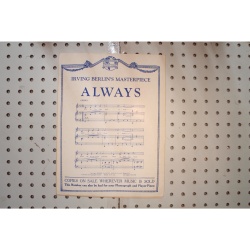 1926 - IRVING BERLINS AT PEACE WITH THE WORLD - Sheet Music